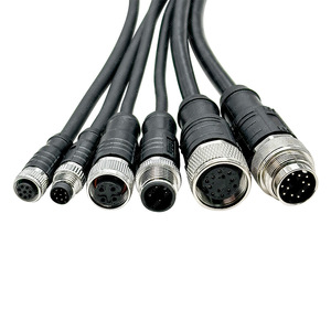 Conector Impermeable M12 de 4, 5, 8 y 12 Pines, Enchufe de Cable para Sensor Industrial con Carcasa Redonda de Nailon, IP65, Macho y Hembra - Product Image 4