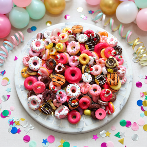 2026 30 pièces Breloques en résine mignonnes, motifs bonbons, fruits, desserts, boutons ronds à dos plat pour scrapbooking, coques de téléphone et accessoires DIY, Taille unique - Product Image 2