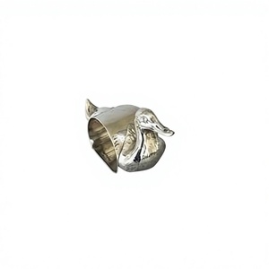 Gold Platted Embossed Golden Square Shape Designer Cheap <b>Napkin</b> Ring Tableware Decorative Accessories <b>Napkin</b> Ring - Product Image 5