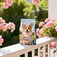 Sacs d'emballage personnalisés à fermeture éclair pour aliments pour oiseaux et animaux de compagnie, à fond plat, scellés sur 8 côtés, vente en gros
