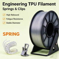 HAOXI 3D TPU 1.75mm Fleksibel, Konsumsi, Presisi Tinggi, Terlaris untuk Penggunaan Fungsional, Stok AS, Pengiriman Cepat