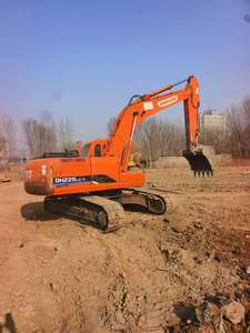 Excavadora de cadenas Doosan 225 usada de 22 toneladas, DH225LC-7, precio promocional, excavadora para obras de construcción - Product Image 2