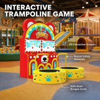 Console de jeu interactive de sport sur trampoline, machine d'arcade commerciale pour enfants, pour parcs d'attractions