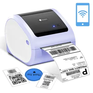 Homemo-Impresora térmica de escritorio modelo rinter 520 4x6, máquina de impresión de etiquetas compatible con hopify, ededx, Bahía, tsy
