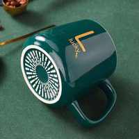 Chauffe-tasse électrique réutilisable de qualité alimentaire 55 degrés en céramique marbrée tasse à café au lait contrôle de la température chauffe-tasse intelligent coffret cadeau