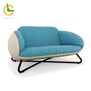 Projet d'hôtel personnalisé luxe mode rond <span class=keywords><strong>oeuf</strong></span> forme rotin mobilier <span class=keywords><strong>de</strong></span> <span class=keywords><strong>jardin</strong></span> ensemble <span class=keywords><strong>de</strong></span> canapés d'extérieur - Product Image 4