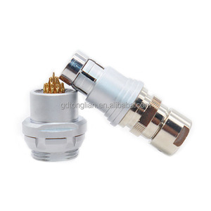 TT F Series S/SC 102 A051 -130 Connectors Cable Plug IP68 2 3 4 5 <strong>6</strong> 8 10 12 26 40pin Metal Circular Push-pull <strong>Connector</strong> - Product Image 5