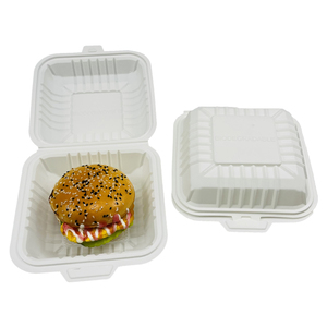 Caja de <span class=keywords><strong>pl</strong></span>ástico desechable con tapa, cajas de almuerzo con tapa Degradable, respetuosas con el medio ambiente - Product Image 4