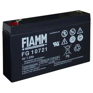 Batería VRLA Recargable Fiamm FG10721 de 6V 7.2Ah para Uso en UPS en Modo de Espera - Product Image 1