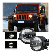 3.5 pouces LED voiture antibrouillard blanc jaune DRL lampe pour Jeep Wrangler JK TJ LJ Grand Cherokee