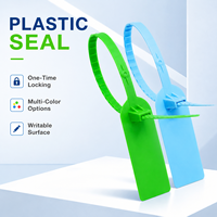 Scellé de sécurité jetable en plastique inviolable ST-PS-3401 pour la gestion de la sécurité des compteurs de gaz et d'eau