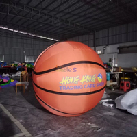 Grand ballon de basket gonflable personnalisé avec logo imprimé, ballon de sport gonflable pour événements sportifs, salons professionnels et décoration de stades
