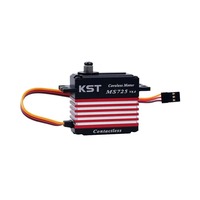 Servomoteur numérique sans noyau KST MS725 V8.0 HV 20kg 0.07sec avec capteur Hall sans contact et engrenages métalliques pour hélicoptère RC et avion à voilure fixe