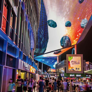 Xây dựng vuông p12.5 LED quảng cáo trong suốt màn rèm nhà thờ tán dẫn màn hình lưới trong Denmark - Product Image 6