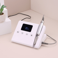 Machine à percer les ongles professionnelle sans fil 85W à brancher sur le bureau, 35000 tr/min, design unique de téléphone, légère, pour salon