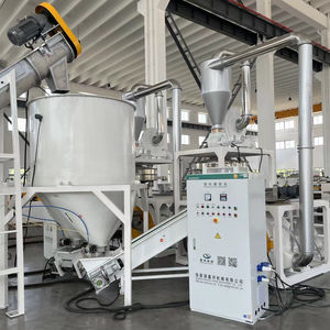 Xinhe Chine <span class=keywords><strong>MF</strong></span> série modèle turbine fraiseuse plastique pulvérisateur broyeur Machine PP PE recyclage prix pour les déchets - Product Image 2