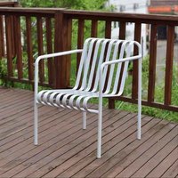 Juego de Mesa y Sillas de Comedor Modernas de Metal Impermeables para Exteriores, para Uso en Hoteles, Parques y Patios