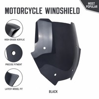 Nouveau Pare-brise ABS Haute Performance Fumé Noir pour R 1300 RT R1300R – Modèles 2025, 2026, 2027 – Pièce de Remplacement