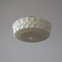 Plafonnier en verre rétro français, style crème, chambre à coucher, entrée, couloir, balcon, vieille villa de Shanghai, bureau vintage