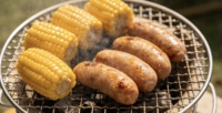 Grille de barbecue ronde en acier inoxydable de qualité alimentaire, diamètre personnalisé, idéale pour le camping et les pique-niques en extérieur