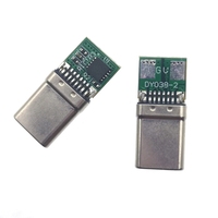 Type-C PD2.0 PD3.0 QC à DC 9V 12V 15V 20V Spoof Scam Déclencheur de charge rapide Détecteur d'interrogation USB-C PD Supply connecteur mâle