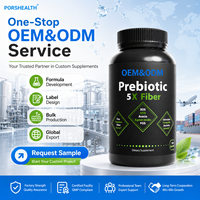 OEM ODM Poudre de fibres prébiotiques riches en fibres pour adultes, mélange pour boisson en capsules, Inuline FOS, fibres alimentaires solubles, sans gluten, végétalien, marque privée