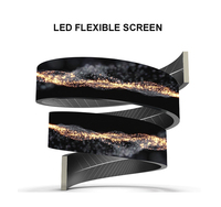 Écran LED flexible incurvé à module souple pour utilisation en colonne cylindrique, intérieur, P1.8, P2, P2.5, P3, P4