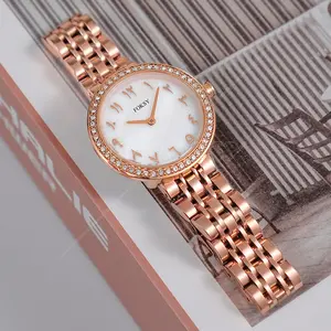 China Wholesale Private Label Custom Logo Fashion Jewelry Bracelet Cute Gift Arabic Hand Wrist Luxury Quartz Women Watch For Gir