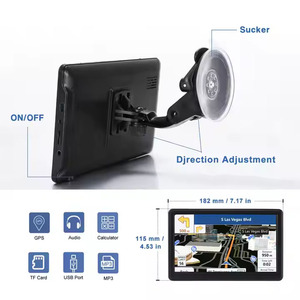 Xách tay GPS <span class=keywords><strong>Navigation</strong></span> cho xe tải 7 inch HD màn hình cảm ứng Car GPS Navigator với BT 256Mb 16 gam Định vị toàn cầu hệ thống vệ tinh - Product Image 6