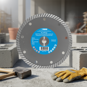 Disco de Diamante Ventilado Profesional Fervi de 115 mm Tipo 41 para Cortar Hormigón y Piedra - Product Image 3