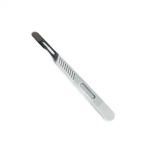 Tiệt trùng dermaplaning thép không gỉ phẫu thuật scalpel 10R Blade với ABS xử lý