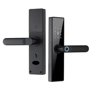 Smartphone Indoor Smart Door Lock maniglia della porta dell'impronta digitale serratura senza chiave digitale con serrature biometriche per impronte digitali