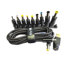 Adattatore di Alimentazione DC con Porta Rotonda TYPE-C e Porta Quadrata per Laptop, Adattatore di Ricarica Rapida PD - Product Image 1