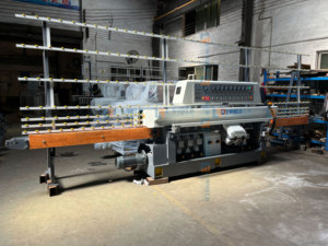 Machine de découpe de verre verticale Eworld à 9 broches, pour bords droits et arrondis, alimentée par <span class=keywords><strong>moteur</strong></span> 380V, usine de fabrication Shandong - Product Image 6