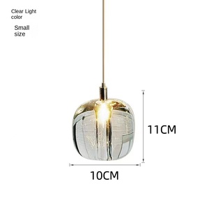Luz de lujo de gama alta Pequeña barra inspirada en manzana Estilo nórdico posmoderno AC personalizado mesita de noche comedor candelabro de cristal - Product Image 6