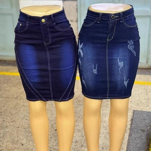 Nouvelle <span class=keywords><strong>jupe</strong></span> cargo midi décontractée <span class=keywords><strong>en</strong></span> <span class=keywords><strong>jean</strong></span> taille haute pour femme, infroissable et à séchage rapide, collection printemps, vente <span class=keywords><strong>en</strong></span> gros - Product Image 5