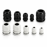 Black Nylon IP68 UL94 V2 CE RoHS M20 Thread Waterproof Electrical Enclosure OEM Supplier Metric Cable Gland