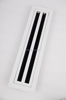 Nouvelles grilles d'aération en aluminium blanc pour plafond, mur et sol, en plastique, pour climatisation, vente en gros