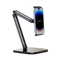 Feixiang X69 Support Moderne en Alliage d'Aluminium Multi-Angles Réglable Pliable Flexible Portable Compatible iPad et Tous Téléphones/Tablettes