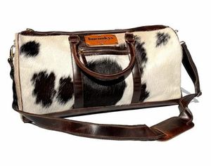 Sac de voyage en cuir véritable, compagnon de voyage haut de gamme pour le style et la fonctionnalité - Product Image 1