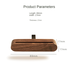 New Car Scent Wood Car Smell Air Freshener <strong>Vent</strong> <strong>Clip</strong> <strong>Diffuser</strong> Black Walnut Wooden Car Air <strong>Diffuser</strong> - Product Image 3