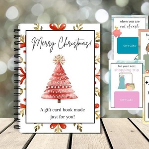 Libro de Tarjetas de Regalo Navideñas con Encuadernación Espiral DIY, con 12/30 Páginas para Cumpleaños, Navidad y Año Nuevo - Product Image 5