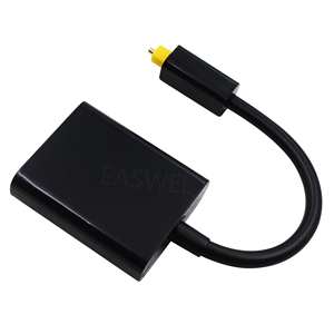 อะแดปเตอร์ดิจิตอล Toslink พอร์ตคู่ใหม่<span class=keywords><strong>สาย</strong></span>สัญญาณเสียงไฟเบอร์1 IN 2ออก - Product Image 3