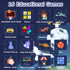 SlMM สมาร์ทวอตช์เกมสำหรับเด็กผู้ชาย16เกม,นาฬิกาอัจฉริยะ Montre Enfant Garcon ปี2022การเรียนรู้การเรียนรู้การเล่นเกมสำหรับเด็ก - Product Image 6