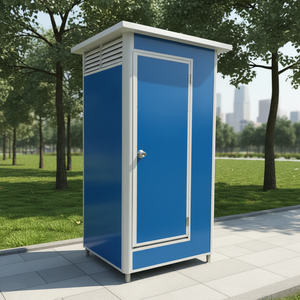 Systèmes de toilettes portables en acier écologiques et durables, avec porte de sécurité, installation facile, design moderne, unités chimiques mobiles sans eau - Product Image 5