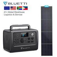 Station d'alimentation solaire portable 110V 220V 240V pour l'éclairage domestique, le camping, générateur DC/AC, contrôleur MPPT, alimentation par panneau solaire pour voiture