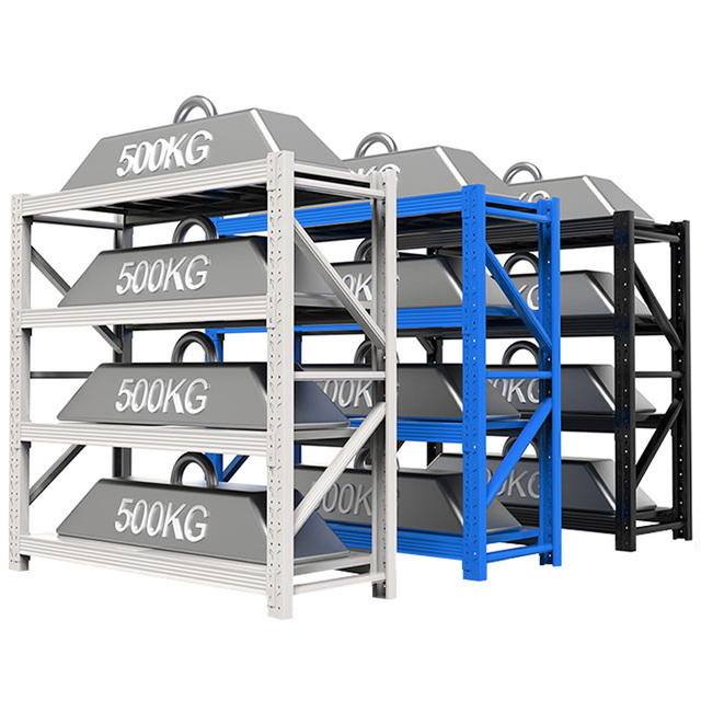H Y Industrial Metal Shelving 5 Layers Adjustable Shelf Racks for Warehouse