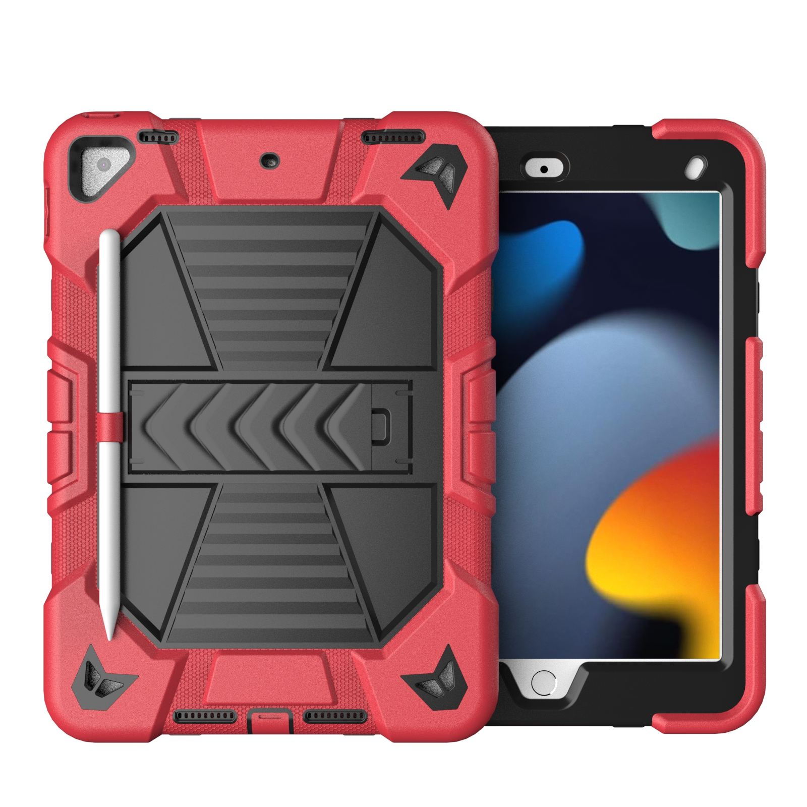 Rojo+Negro 10,2 pulgadas