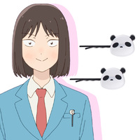 Accessoire pour cheveux de cosplay Iwakura Mizu de Master Shengda, pince à cheveux Xiaomei Xiaowen Panda, pince monobloc