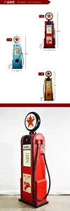 Dispensador <span class=keywords><strong>de</strong></span> Metal Decorativo, Accesorios <span class=keywords><strong>de</strong></span> Fotografía, Decoración Metálica para Bares y Cafeterías, Gasolinera Vintage Personalizada - Product Image 5